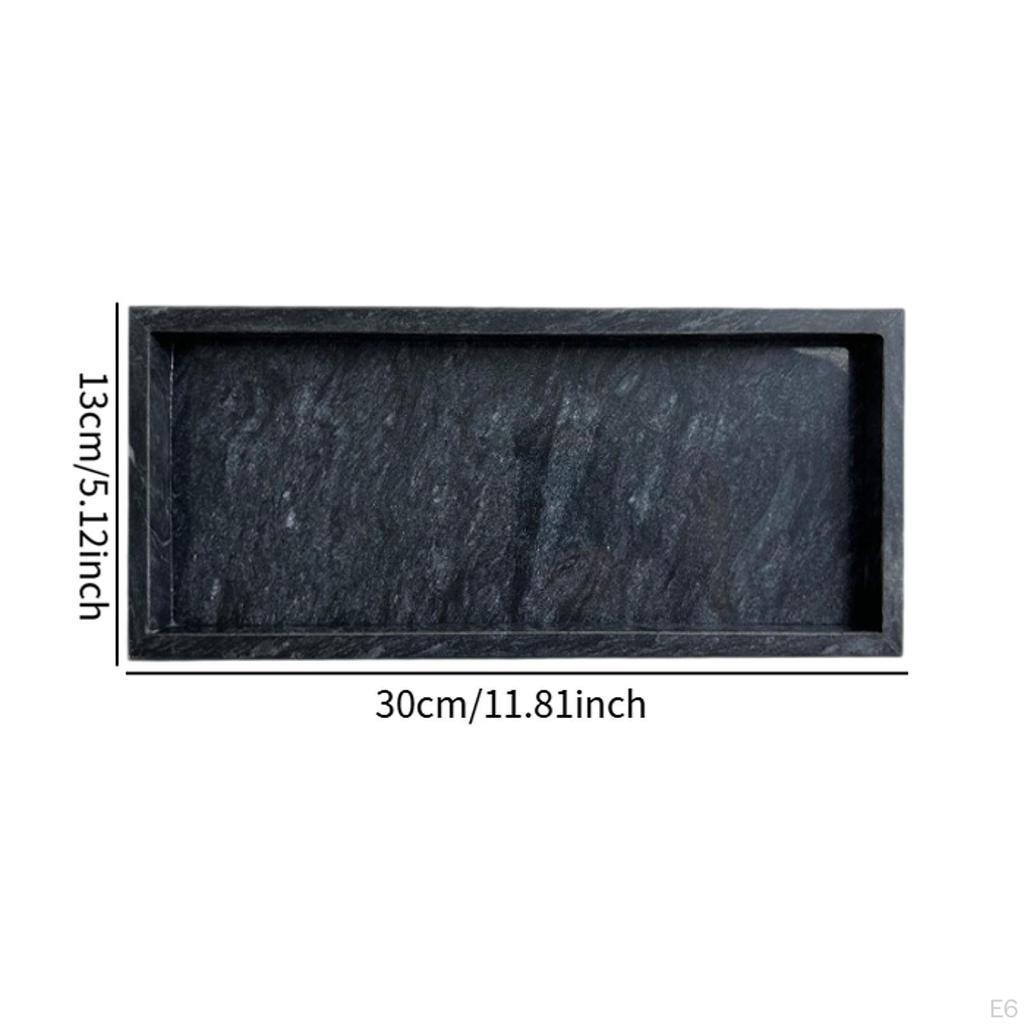 Мраморный поднос для сервировки, туалетный столик, держатель для духов, подставка для украшений, кофейня