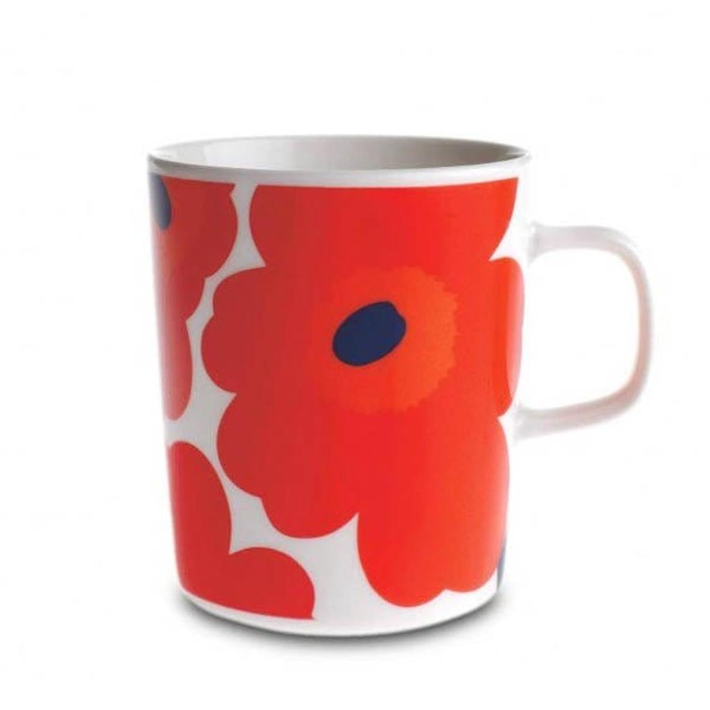 Кружка Marimekko Unikko Белая Красная 250 мл