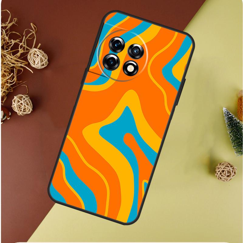 Абстракция с жидким вихрем в сине-сером цвете Для OnePlus Nord 4 CE 3 2 Lite N20 N30 9 10 Pro 8T 9RT 10T 10R 13R 12R 11 12 13 Чехол для телефона