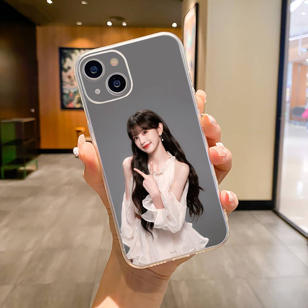 Чехол для телефона актрисы Тянь Сивэй для iPhone 17, 16, 15, 14, 13, 12, 11, Pro Max, 16/15/14 Plus Прозрачный чехол