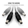 12V 5.5mm*2.1mm Connector Female to Male 1 to 2/3/4/6/8 Way DC Power Cord Splitter Cable