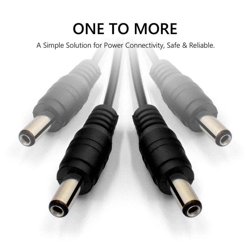 12V 5.5mm*2.1mm Connector Female to Male 1 to 2/3/4/6/8 Way DC Power Cord Splitter Cable