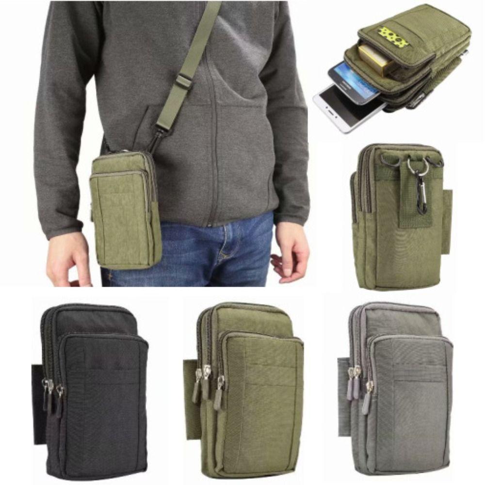Carrying Case Cell Phone Holder Crossbody Shoulder Smartphone Bag Outdoor Phone Pouch Men Women