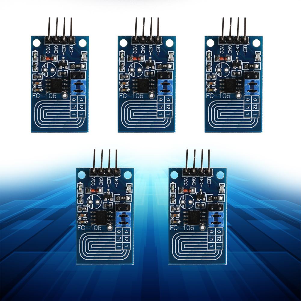 5 шт. емкостный сенсорный диммер плавная регулировка яркости ШИМ панель управления светодиодный диммер переключатель модуль