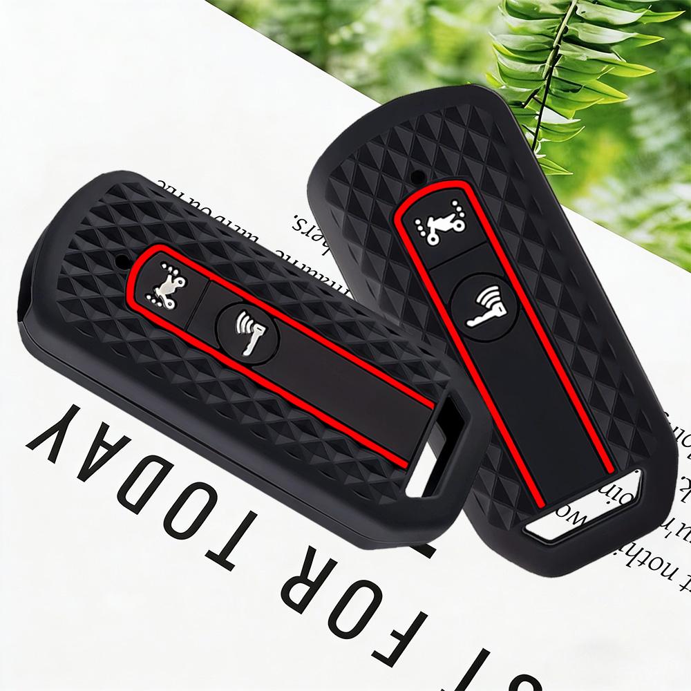 Premium Soft Silicone Car Key Case Cover For Honda SH 125 Forza 350 250 750 ADV 150 X-ADV SH150i SH300 150 PCX 125 2020-2023