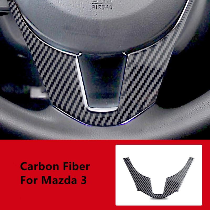 Углеродное волокно автомобильная дверь, панель переключения передач, центральное управление, декоративная крышка, наклейки для салона автомобиля Mazda 3 Axela