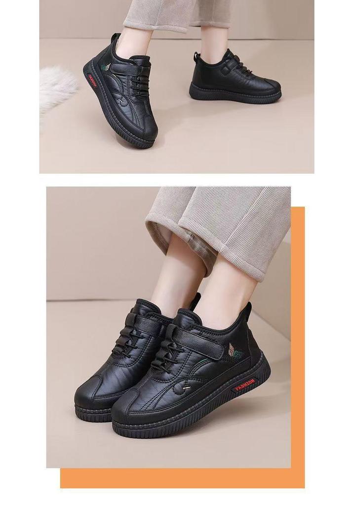 2025 Beijing Women's Non-Slip Winter Cotton Snow Boots with Velvet High Heel
