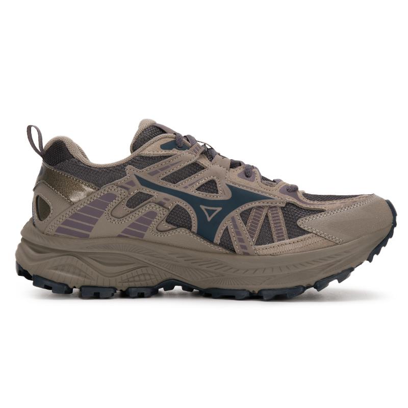 Mizuno Racer Trail Удобные Универсальные Амортизирующие Дышащие Легкие Кроссовки Унисекс Серые D1GH2238-14