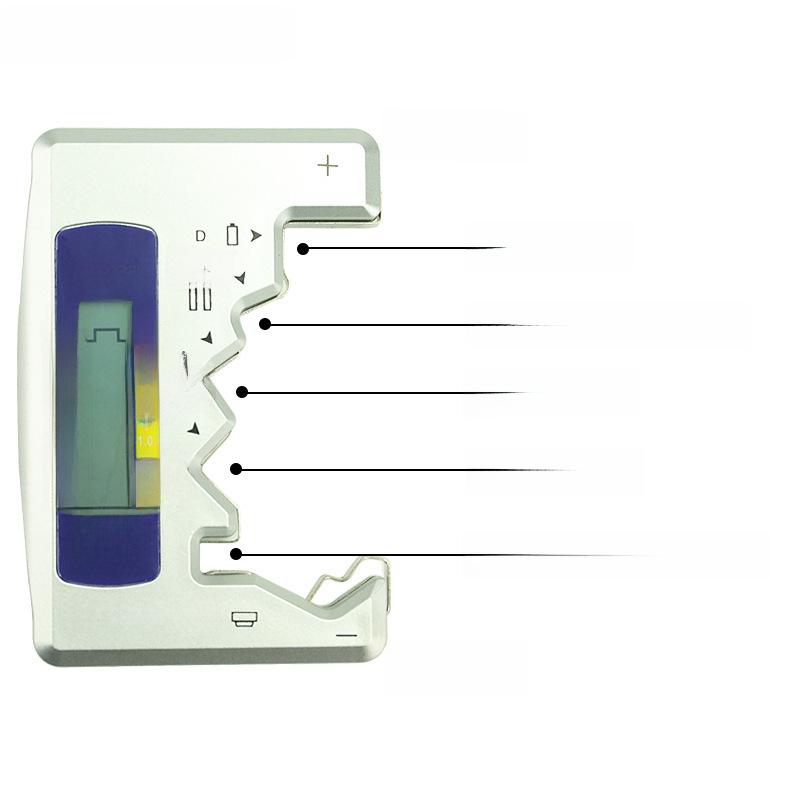 Цифровой тестер аккумуляторов с дисплеем напряжения для аккумуляторов 1,5 В/9 В