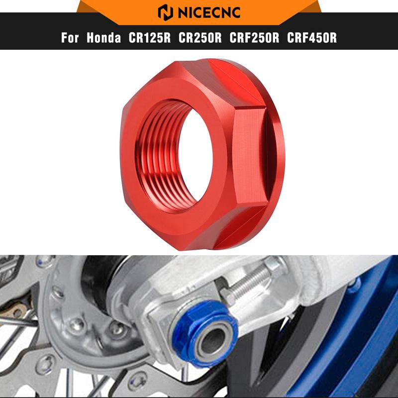 NICECNC M22×P1.5 Rear Axle Nut For Honda CR 125R CR 250R CRF 250R CRF 450R CRF 250RX CRF 450RX CRF 250X CRF 450X CRF 450L