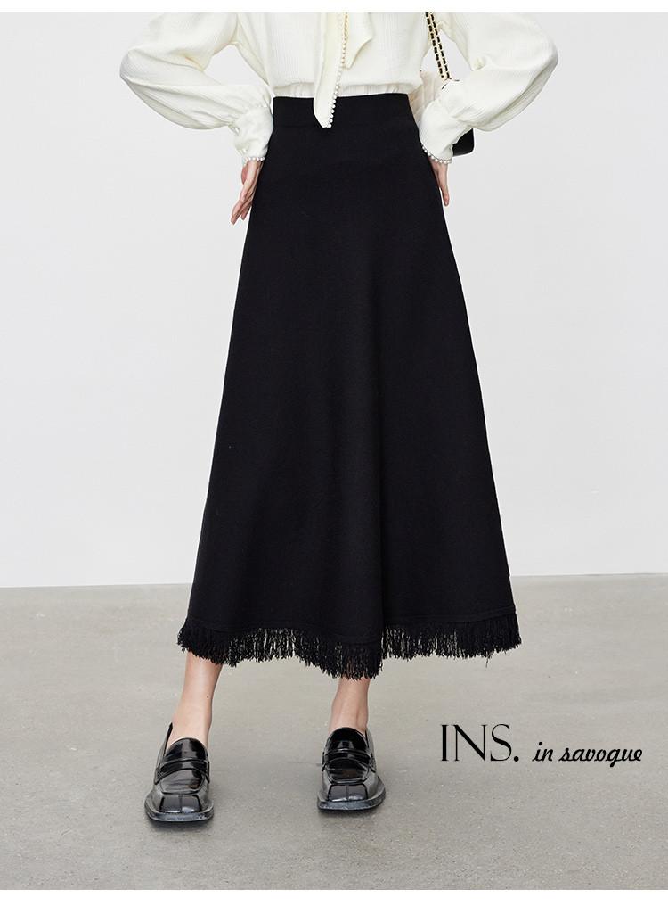 MIXMAX Casual Versatile Temperament Fashionable Age Reducing and Slimming Skirt