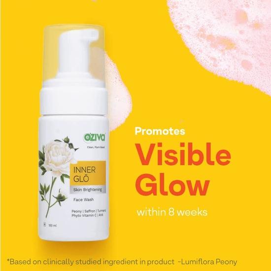 OZiva Inner Glo Skin Brightening Gel для умывания лица 100 мл