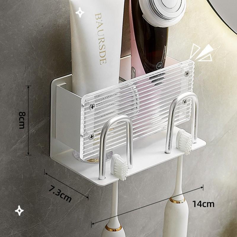 Акриловая полка, без сверления, белая вешалка для полотенец, ванная комната, ручная стирка, ванная комната, хранение в туалете, настенная.