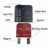 LGPE6 2PCS For Toyota GR Sport C-HR RAV4 Prado Prius Camry Corolla YARiS Logo Led Car Door Welcome Lights Laser Projector Decor Lamps