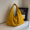 Casual High Capacity Nylon Shoulder Bag Internal Compartment for Travel Female Bag Fashion Solid Color
