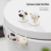Cartoon Toilet Lid Lifter: Creative Handle for Hygienic Seat Opening