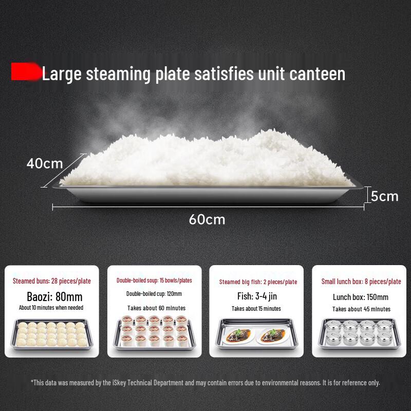 AISHIQI Commercial 24-Tray Electric Steamer