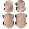 Камуфляжные тактические наколенники и комплект защитного снаряжения для велоспорта, военных и альпинизма - 4 предмета