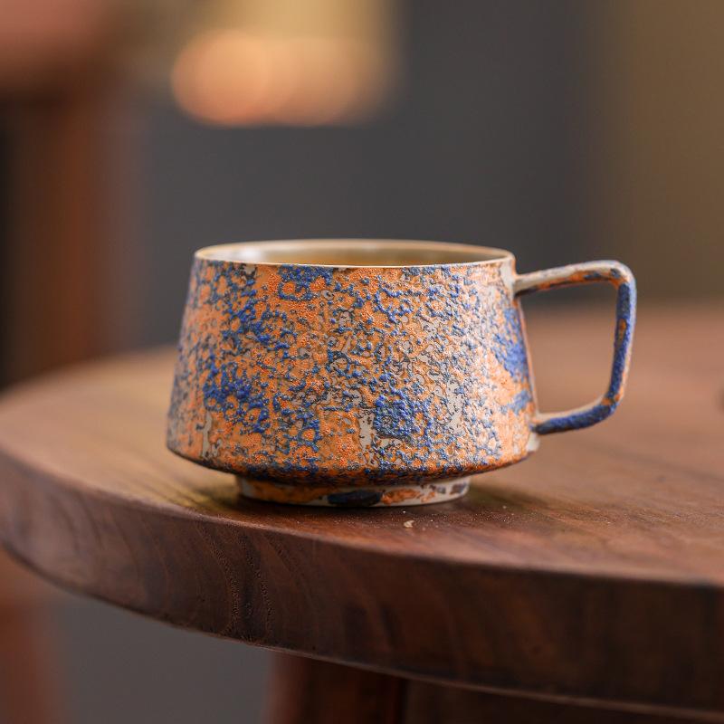 Керамическая кофейная чашка в скандинавском стиле, для послеобеденного чая, для американского латте, для латте, чашка-цветок, креативная кружка, бытовая чашка