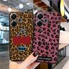 Чехол Leopard для iPhone Samsung A55 A35 M34 S24 Xiaomi Redmi 13 Pro 14C Huawei Honor противоударный бампер для телефона черный матовый TPU с защитой от царапин и полным покрытием