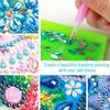 Деревянная DIY Шкатулка для записей Crystal Art (160 чистых блокнотов) Кубическая коробка для заметок Мозаичный набор для творчества для офиса, рабочего места, дома, подарков