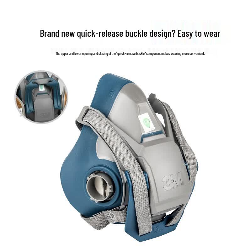 3M 6502QL Silicone Half-Face Respirator Mask