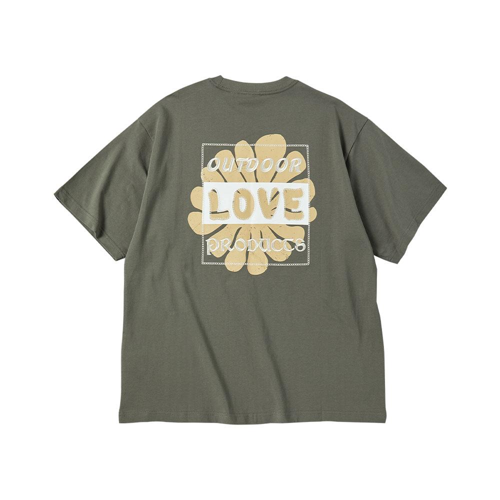 OUTDOOR PRODUCTS Love Logo T-Shirt (Khaki)