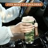 Camo Pattern Leakproof Insulated Coffee Tumbler Vacuum Thermal Cup for Travel Outdoor Sports Office Home Daily Use