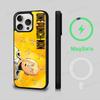 Чехол для телефона One P-Punch Man Saitama Магнитный чехол Для iPhone 16 14 13 12 11 15 Pro Max Plus Для Magsafe Беспроводная зарядка Чехол