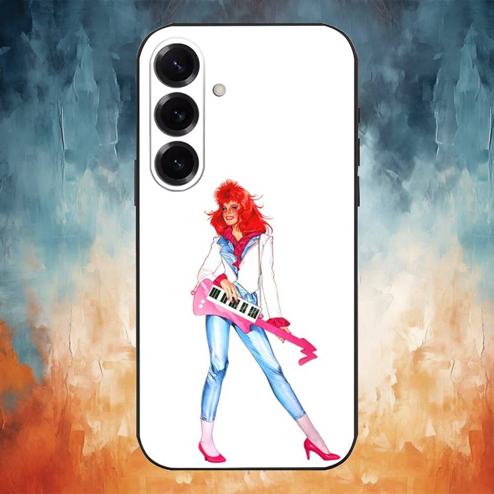 Чехол для телефона J-Jem And The Holograms для Samsung Galaxy A73, A72, A71, A70, A53, A52, A51, Другие Мягкий Черный Чехол