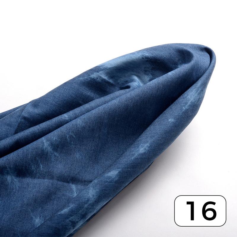 50*140 см модная джинсовая ткань тай-дай, промытая, плотная ткань для юбок, джинсов, брюк, одежды, платьев, шитья, сделай сам, пэчворк, материал