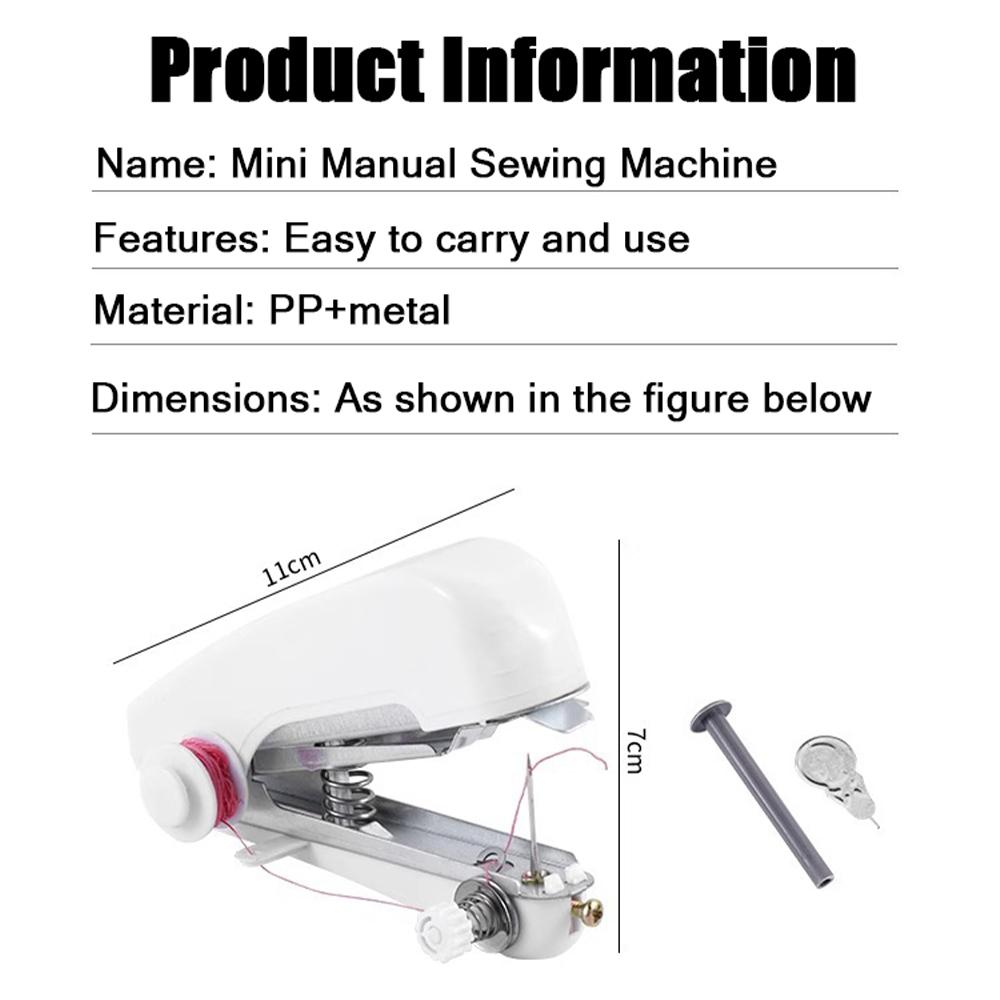 Портативные Мини Беспроводные Швейные Машинки Ручная Швейная Машина Полезно для DIY Домашней Одежды Кожи Ручные Инструменты Аксессуары