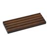 4 Rows Challenge Display Coin Holder Stand (Walnut Finish) Coin Case Collector