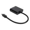 Mini DP Male To VGA Female Adapter Converter Cable ABS for ThinkPad PC Computer Black