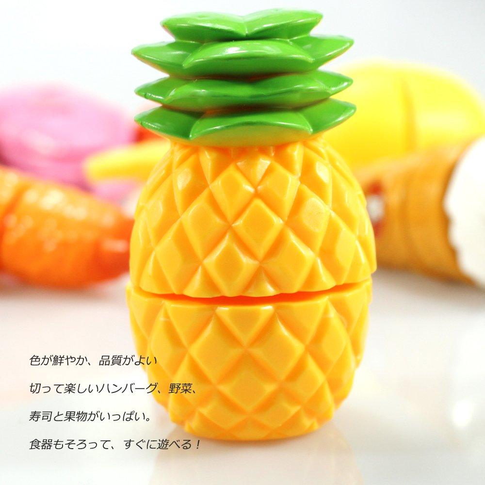 Набор WTOR Игровой домик Суши Овощи Фрукты Гамбургер Кухня В комплекте сумка для хранения 39 предметов Давайте готовить!