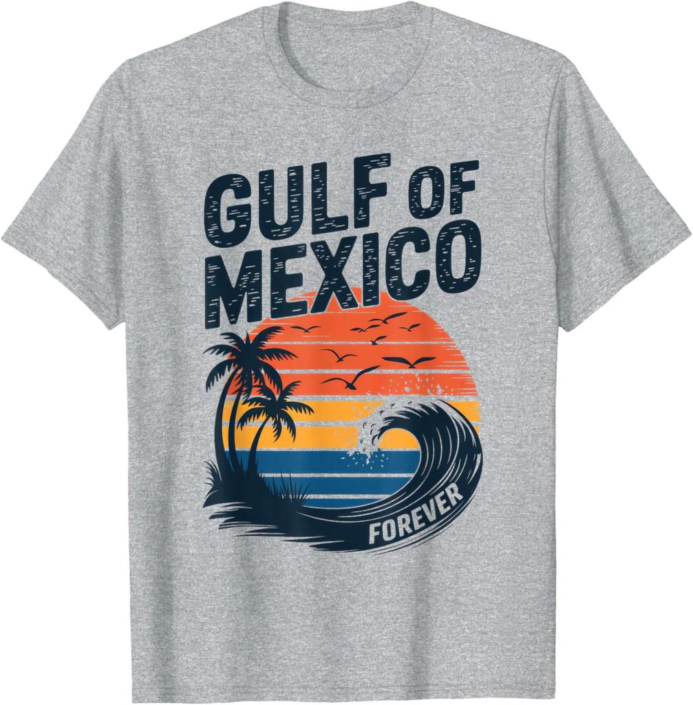 Gulf Of Mexico Retro Forever Vintage Design Unisex T-Shirt