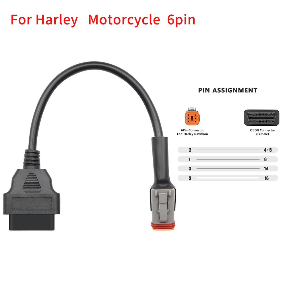 Для KTM OBD2 разъем мотоцикла мотобайка Для YAMAHA Для HONDA Moto Для Ducati OBD 2 удлинительный кабель диагностические инструменты