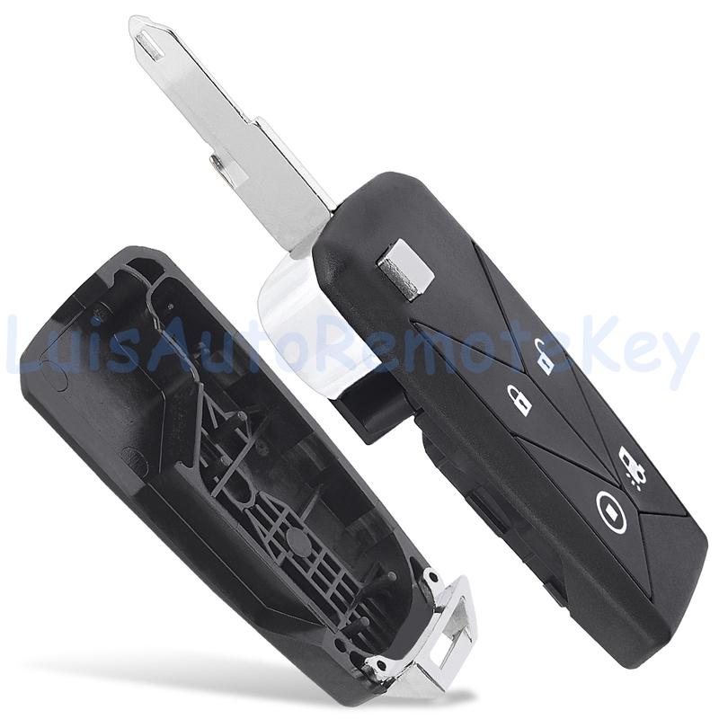 4 Buttons Case Flip Remote Car Key Fob Shell Cover Replacement for Renault Pickup Truck Lorry Gamma Series T C K