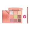 3CE Палитра теней для век Multi Eye Color The Textile (интенсивный) Кисть Glow Eye Point, Cross the Lime (Рекомендуется для теплой весны), 1 шт