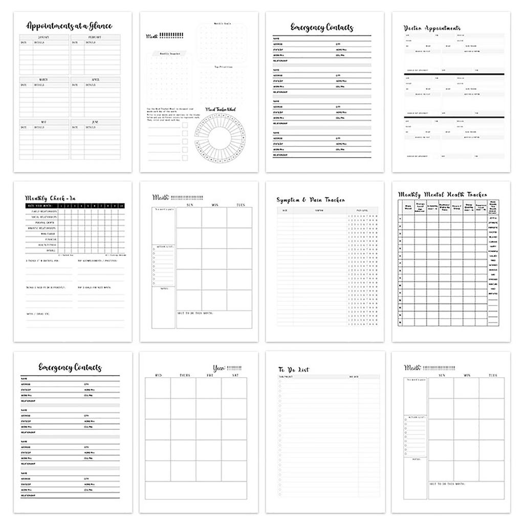 Интересная книга для планирования, блокнот-планировщик, журнал управления личными целями и планирования жизни, инструмент для отслеживания ежедневных задач и целей