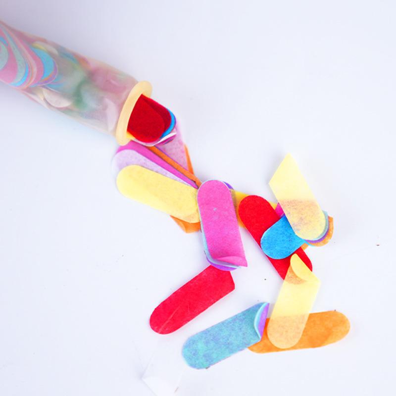 12-дюймовый шар с конфетти из полосок бумаги, шар с конфетти из полосок смешанных цветов, шар с конфетти в виде мороженого