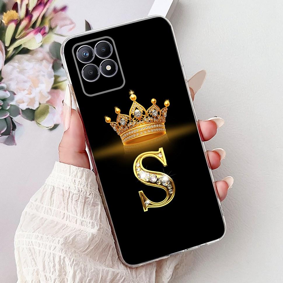 For Realme 8i Case RMX3151 Fashion Letter Cover Coque Soft Silicone Phone Case For Realme Narzo 50 Narzo50 8i Realme8i Bumper