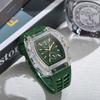 Silicone Strap Quartz Wristwatch Transparent Case Casual Daily Watch Women Quartz Watch  Gift