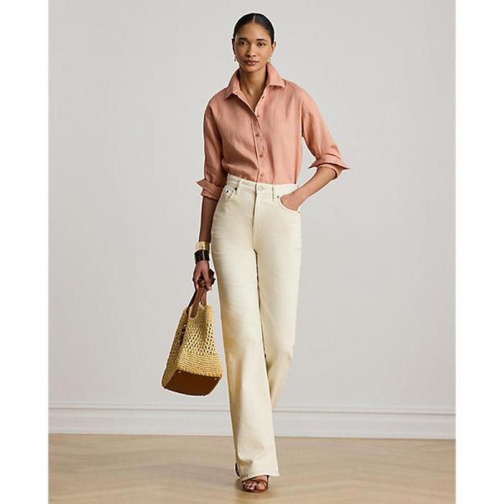 Lauren Ralph Lauren Relaxed Fit Linen Shirt Wmlrshts6820572650
