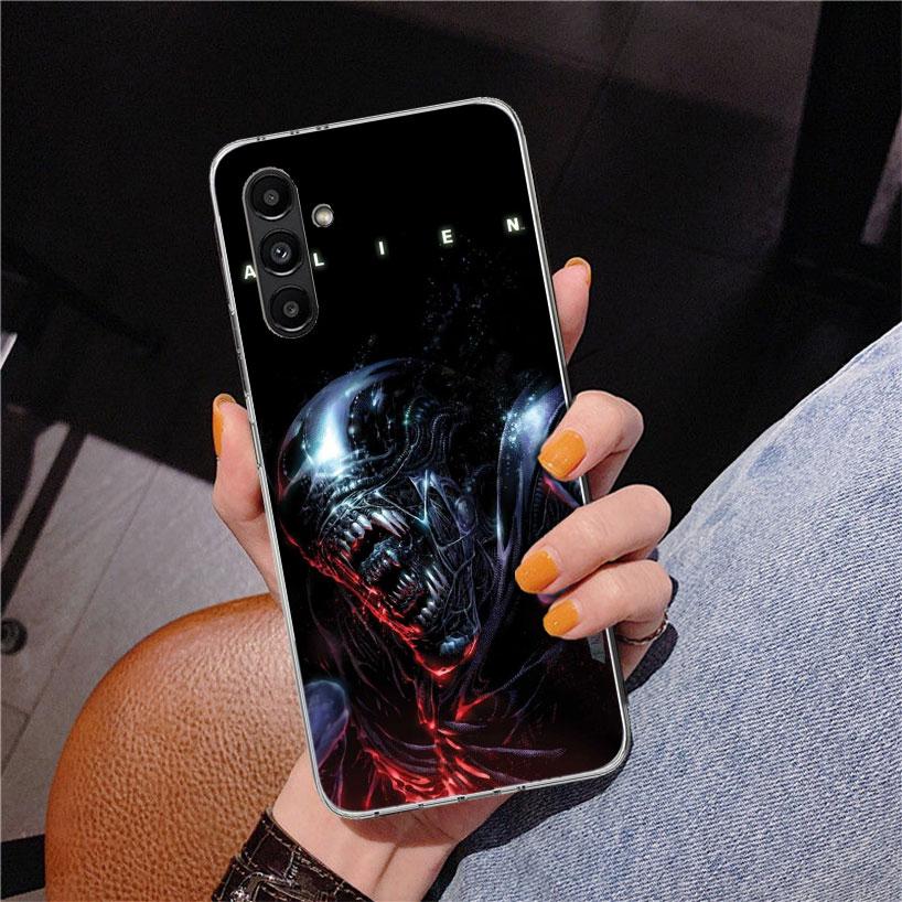 Cool A-Alien X-Xenomorph Phnoe Case for Samsung Galaxy A17 A37 A57 A16 A26 A36 A56 A15 A14 A13 A55 A54 A53 A35 A34 A33 A25 A24 A