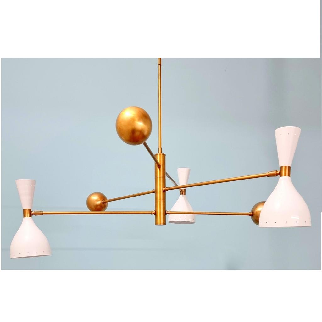 Современные абажуры Лампа Вращающиеся сбалансированные рычаги Stilnovo Design Подвесной светильник Премиум-абажуры Спутник Люстра Крепление для всех типов потолков