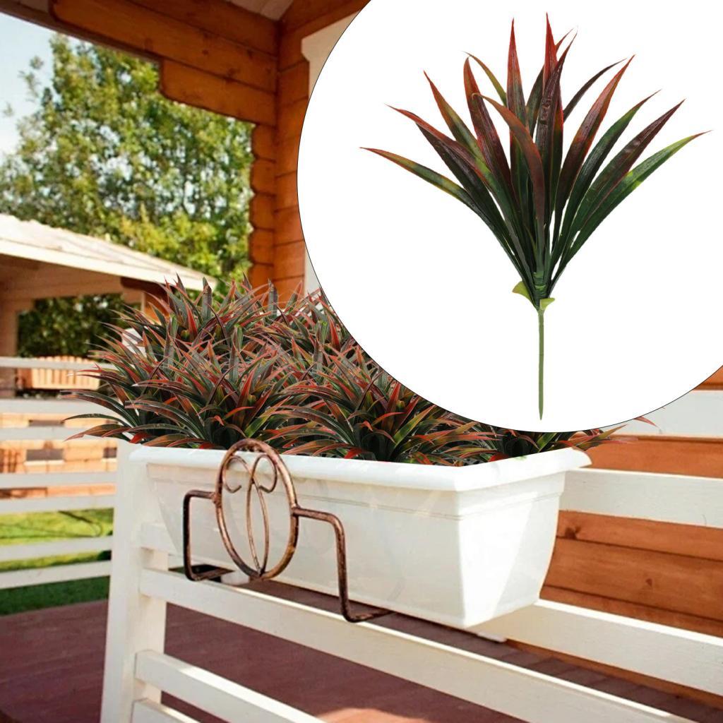 Artificial Grass Plant Faux Greenery Plant Planters Decor Home Decor with Ground