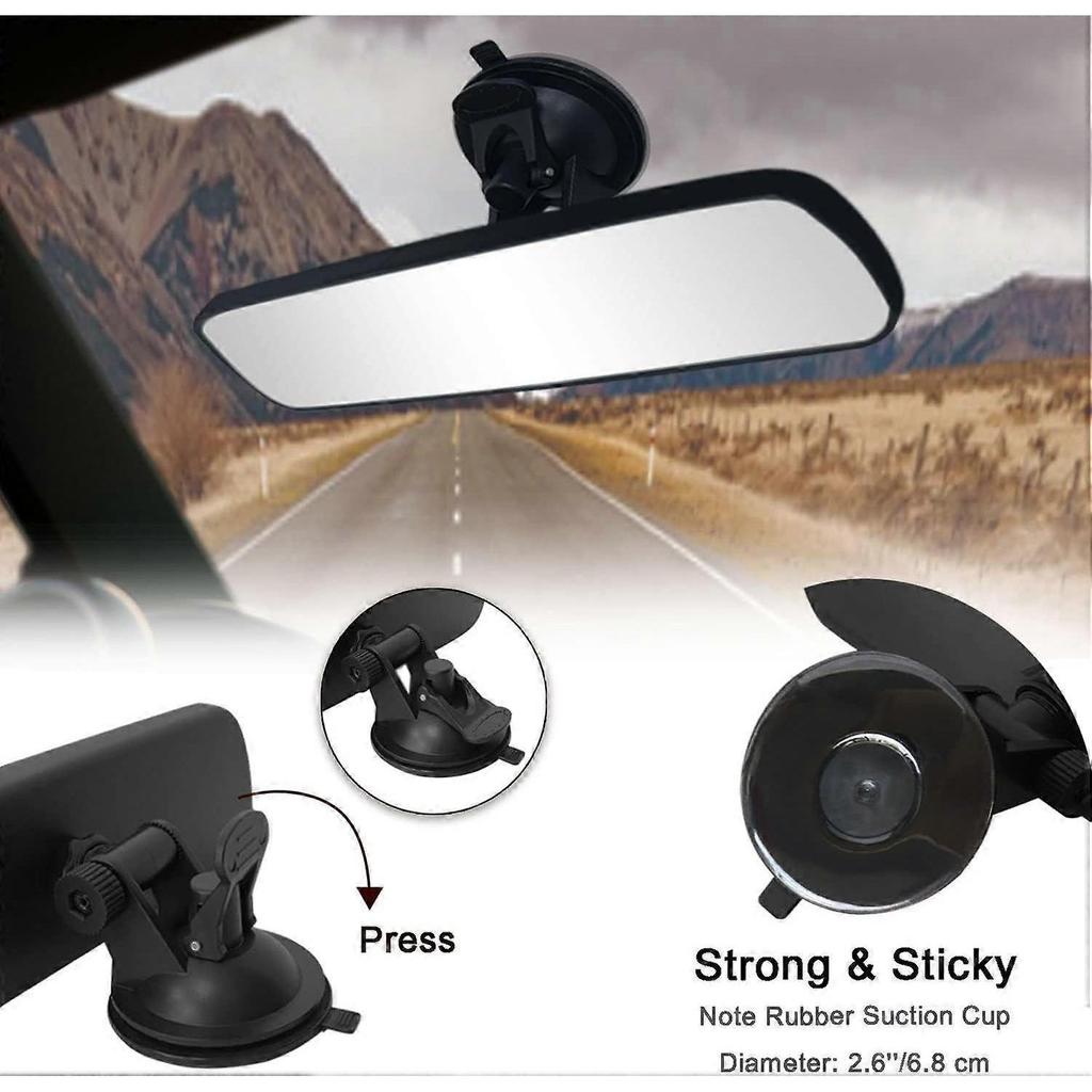 Rear View Mirror,Universal Thickened Anti-glare HD Car Interior Rear View