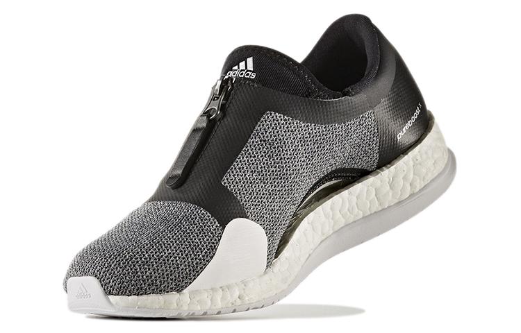 adidas Женские кроссовки PureBoost X Trainer Zip 'Черный Серебристый Металлик' Женские BY1671