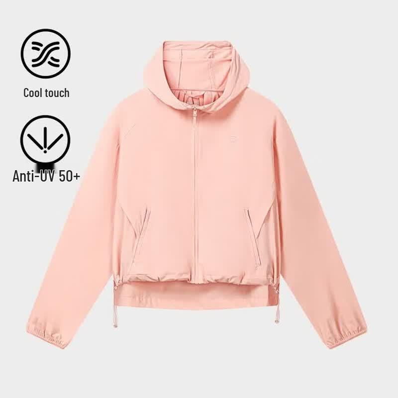 Fila Женская плетеная куртка с капюшоном для защиты от солнца, Осень 2026